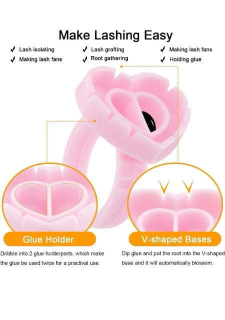 Heart-Shaped Glue Rings